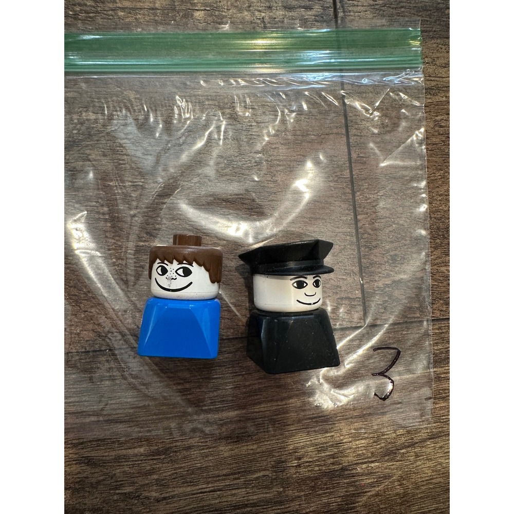 LEGO Duplo Figures Person‎ Blue and Black